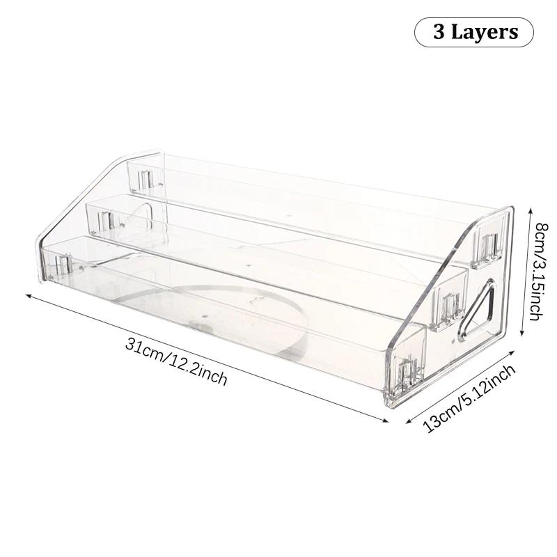 3/4/5/6/7 Schichten Nagellack Displayständer Klarer Kosmetik Display Rack Halter Ätherisches Öl Flasche Organizer Lagerung