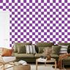 Checkerboard Wallpaper Purple for Living Room and Bedroom 50x1000