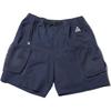 Solid Color Logo Embroidered Zipper Cargo Shorts Men Shorts Blue DV9406-437