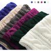 1pc Winter Warm Scarf for Women,Windproof Stylish Color-blocked  Scarves for Cold Weather,Warm Knit Winter Circle Loop Scarves
