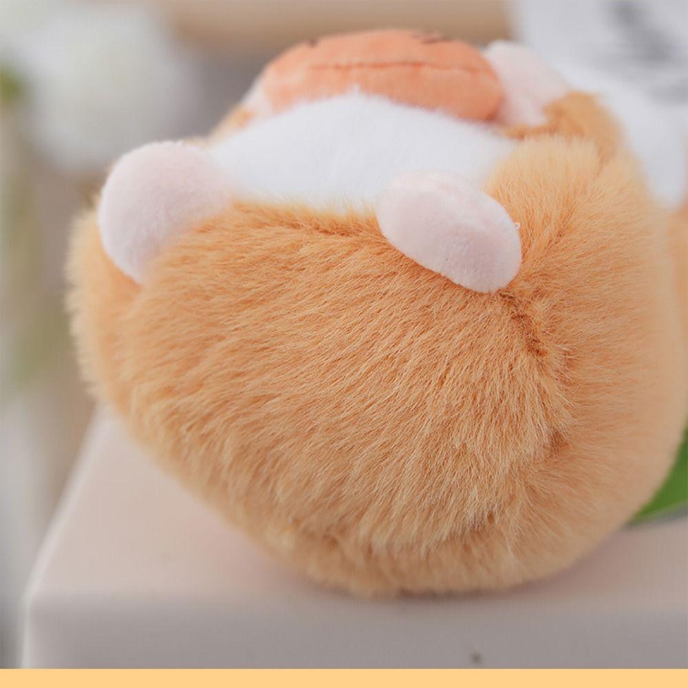 Cute Cartoon Hamster Keychian Pendant Hairry Multicolor Plush Animal Doll 13Cm Stuffed Animals Kawaii Plush Toy All Age