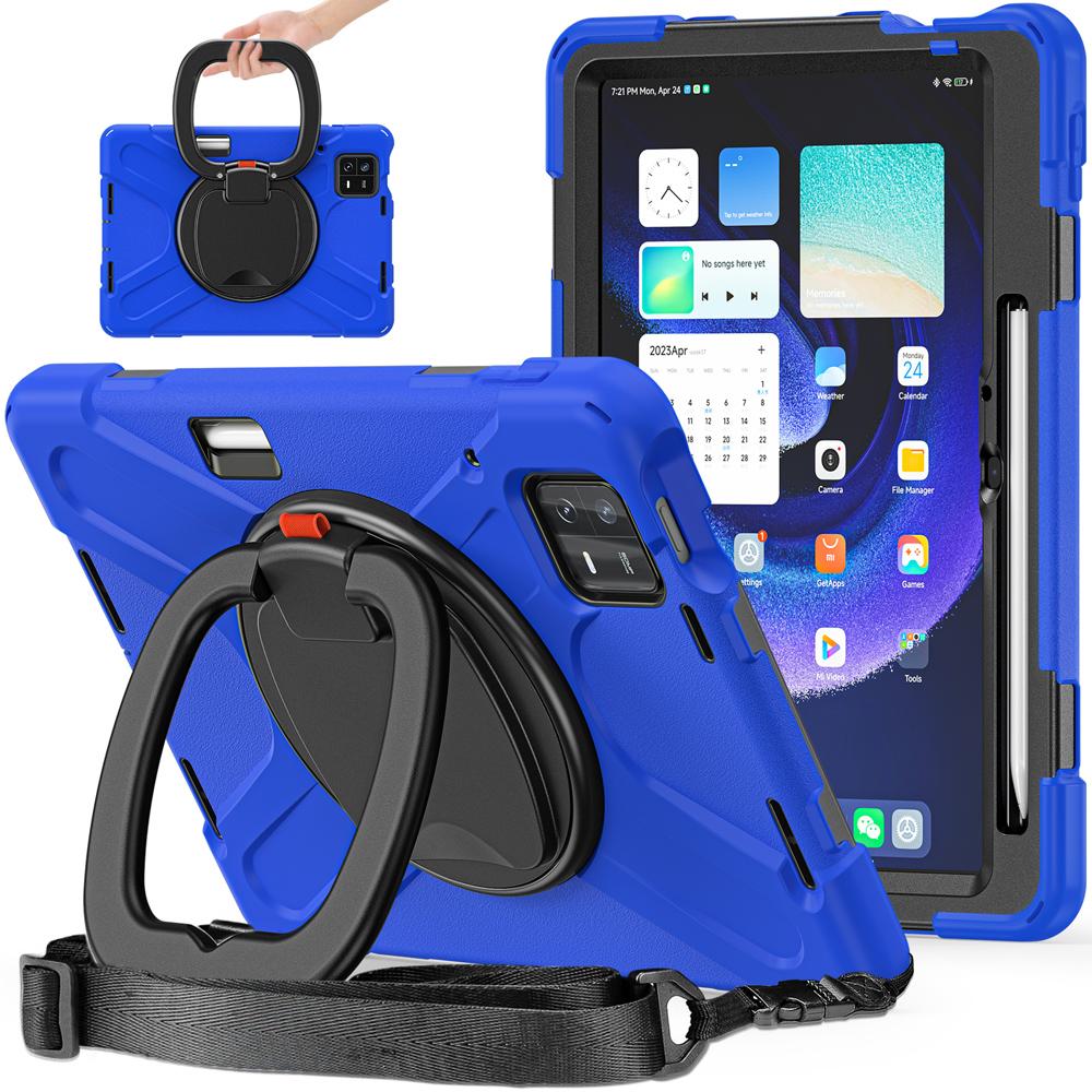 Custodie per Tablet Portatili in Silicone+PC per Xiaomi Pad8 Pad6 Pad7 Mi Pad 7 Ultra/7s/6s/5/6/7/8 Pro 8Pro Custodia Cover Shell con Supporto Rotante