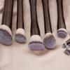 20pcs/set Professional Makeup Brushes Double Ended Foundation Concealers Blush Eye Shadow Brush for Liquid Cream Powder Blending