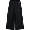 Li Ning CF Suo Straight Loose Sports Outdoor Water-Resistant Casual Pants Women Pants Black AYKU712-5