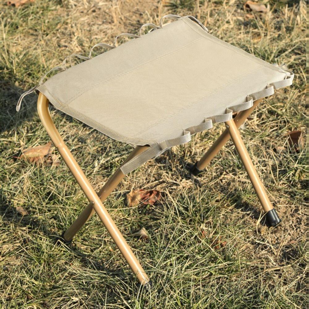 Compact Design Camping Stools Lightweight Fishing Chair Folding Foot Stool Outdoor Camping