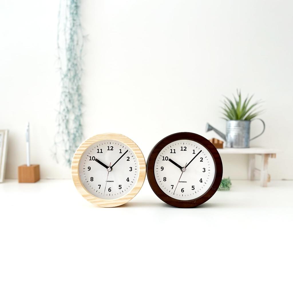 KATOMOKU Orologio a doppio uso 5 orologio radio controllato naturalmente lancetta dei secondi continua km-112NARC