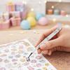 Edelstahl Wimpernpinzette Wimpernverlängerung Pinzette Miniatur Szenen Aufkleber