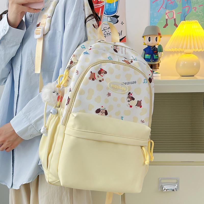 New Schoolbag, High-value Backpack, Japanese Style, Large Capacity, Versatile, Simple, Fresh for Middle and High School Students