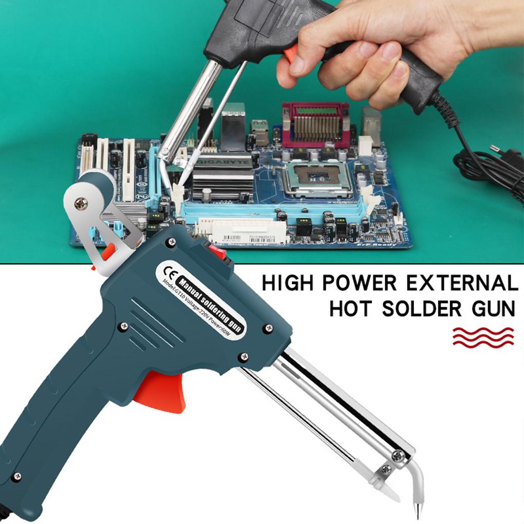 Laser Welding Gun for Metal Automatic Corded Solder Iron Hand-Held Internal Heating Send Tin Welding Machine Iron Welder Tool