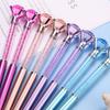 1 Pc Metallic Large Diamond Pen Fluent Writing Suitable for Office Work, Brushing Questions, Signing Writing, Diaries, Notes, Student Classroom Priz