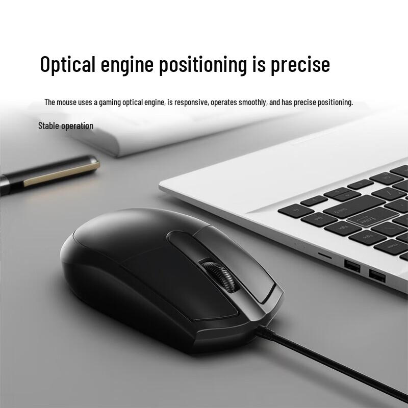 LINGSHE MK200 Wired USB Keyboard and Mouse Set