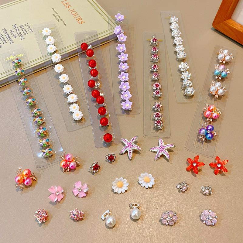 

Children s Day Rhinestone Beanie Clip - Mini Hair Accessory for Girls