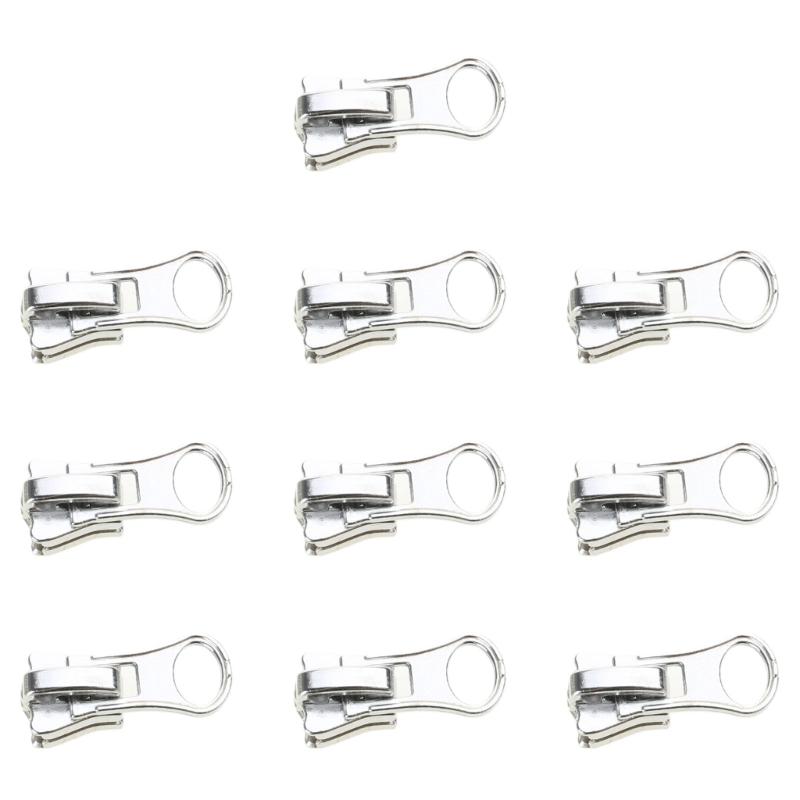 10pcs #3 #5 #8 Zippers Sliders Zippers Repair Zips Zippers Pullers Replacement Zippers for Jackets Suitcases Backpacks