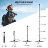 NEEWER BASICS Smartphone Tripod Camera Tripod 167cm Metal Portable with Remote Control Smartphone Holder Smartphone Holder Mount for Video TS03 &