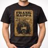 Frank Zappa Konsertbillett Herre T-skjorte Rock and Roll Musikk Band T-skjorte Ny Svart