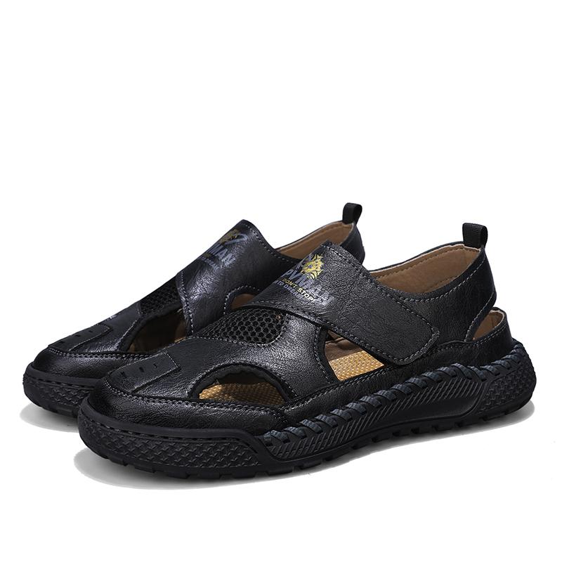 Summer Outdoor Men's Sandals Non-slip Men's Casual Sneakers Comfortable Beach Sandals Plus Size Men's Breathable Wading Sandals