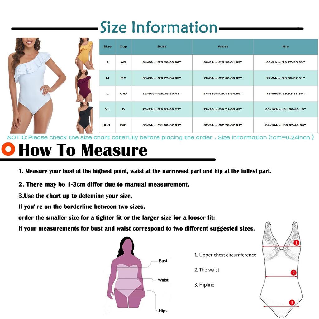 One Shoulder Ruffle One Piece Swimsuit Backless Design Solid Color Slim Fit Swimwear for Women Beachwear