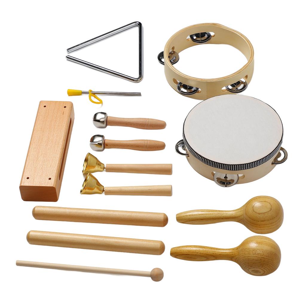 Orff Instrument Set Musical Percussion Kindergarten Early Learning Tool Teaching Aids