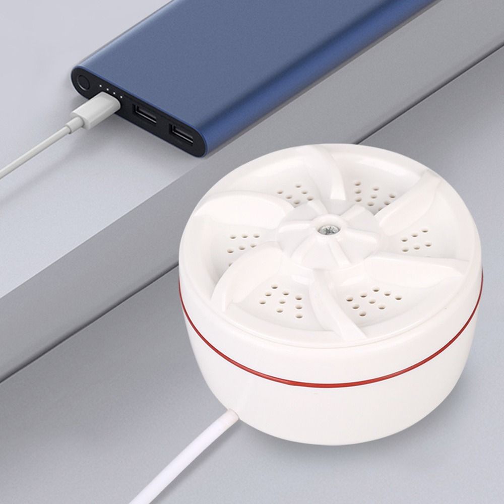 USB Portable Ultrasonic Washing Machine with Blue Light Automatic Cycle Cleaning Tools  Underwear