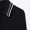 Spring 2025 Women's Slim POLO Collar Long-Sleeve Knitted Sweater