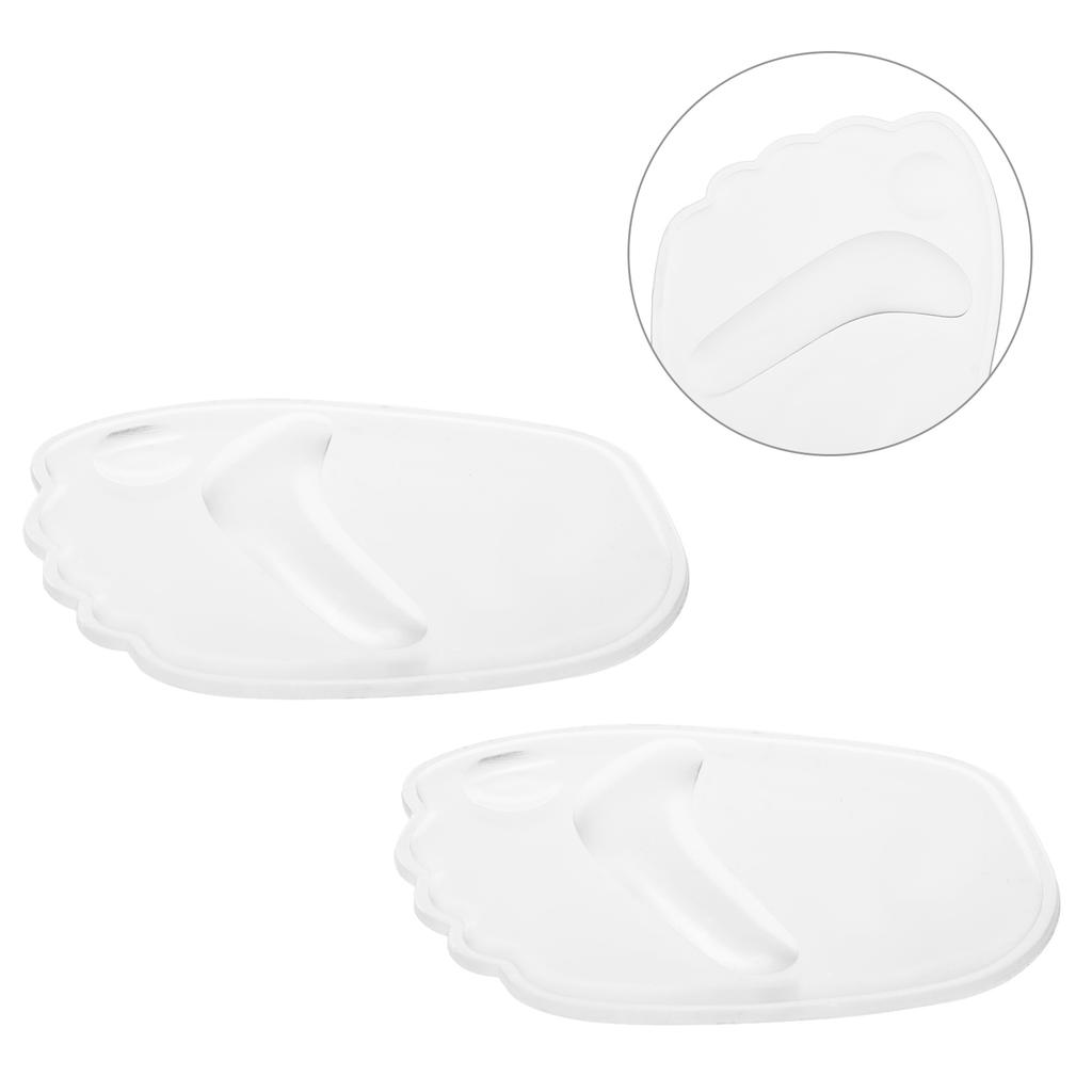 2pcs Silicone Non Slip Forefoot Pad Elastic Silicone High Heel Shoe Insoles Cushion