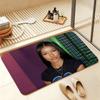 Singer J-Jhene A-Aiko Soft Comfortable Short Plush Rug Carpet mat Anti‑Slip Floor Mat Machine Washable Home Decor