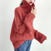 Autumn Winter Fashion Turtleneck Long Sleeve Solid Sweaters Women's Clothing Casual All-match Simplicity Bottoming Shirt Tops