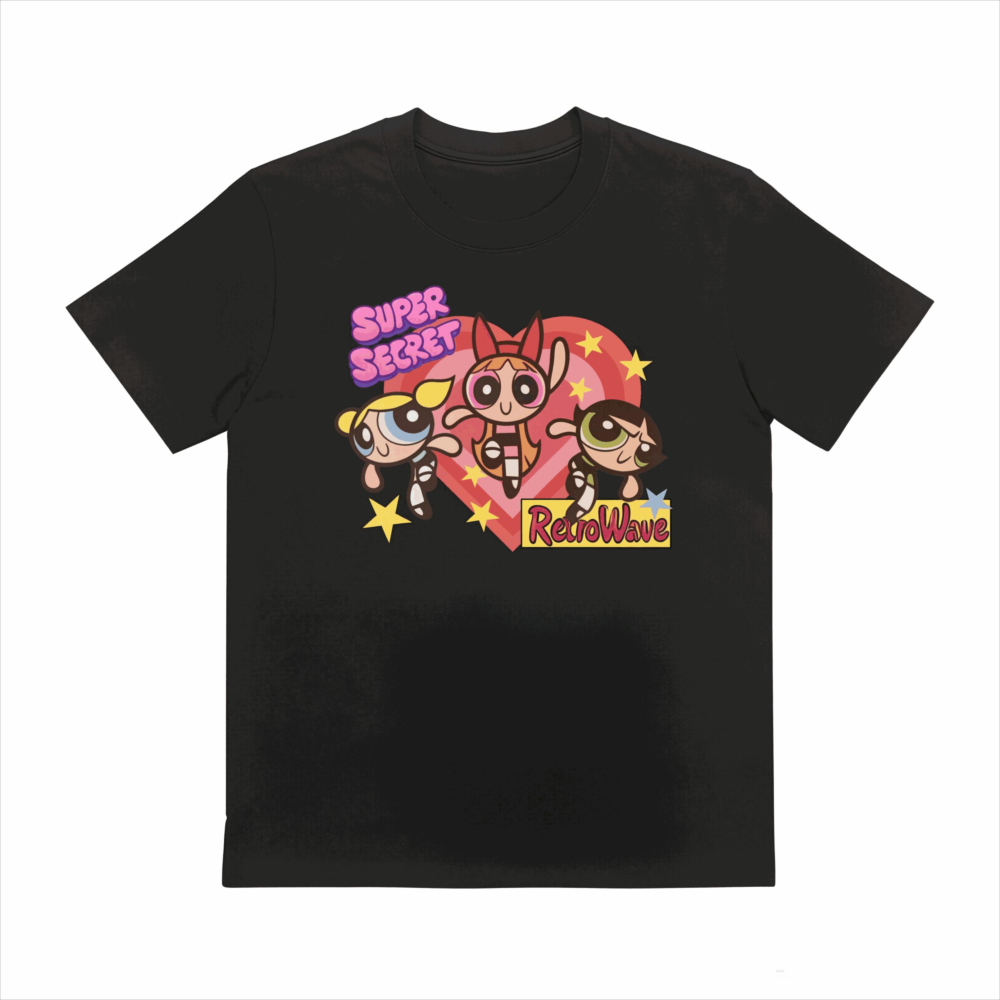 2026 Hot Sale New Summer Cotton Oversized T-Shirt Trendy Cartoon Police Girl Graphic Print Short Sleeve Men Women Casual Loose Top Vintage T Shirt 4XL