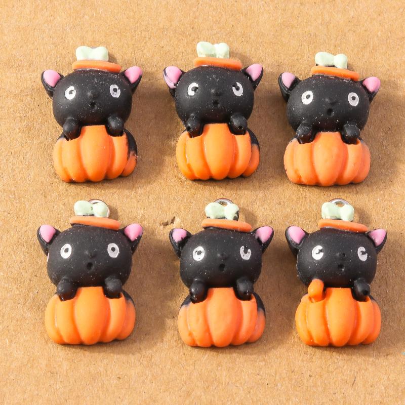 10Pcs/Lot 21*17mm Cute Pumpkin Charms Pendants for Jewelry Making Necklace Earrings DIY Accessories Supplies