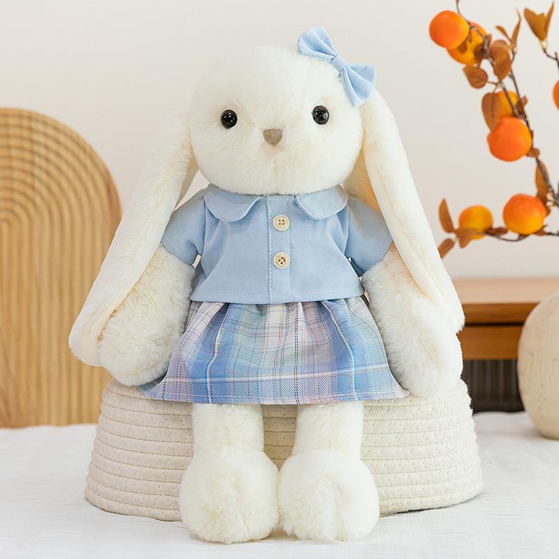 Cute Cartoon Bunny Plush Toy With Pp Cotton Filling For Kids Gift And Sleep Companion