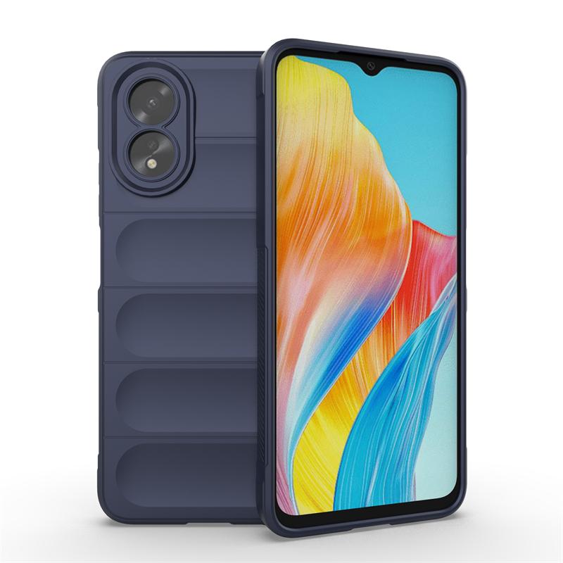 Shockproof Phone Case For Oppo A18 Case Bumper Anti-Slip Silicone Full Back Cover For Oppo A18 Case For Oppo A18 A38 A58 A78 4G