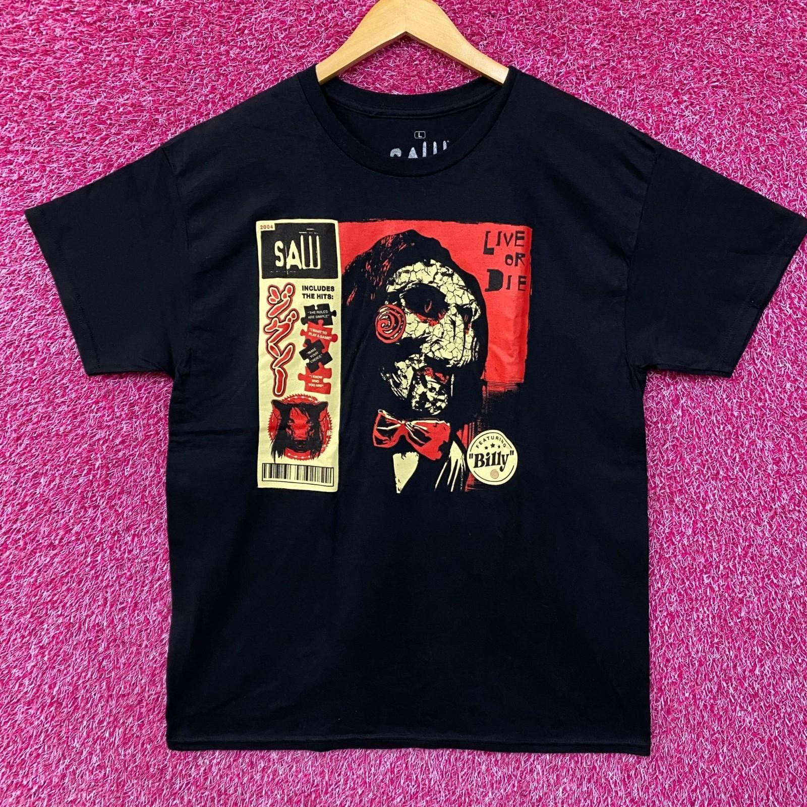 Футболка с изображением Пилы Билли Кукла Живи Или Умри Хоррор Фильм XL
