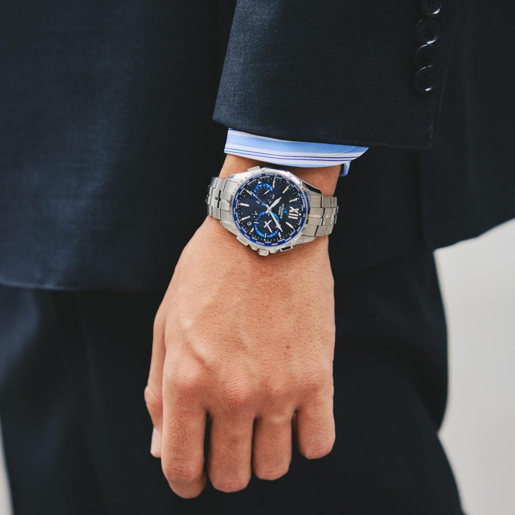 Casio Oceanus Manta Solar Watch Silver Radio-Controlled OCW-S3400-1AJF