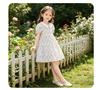 Girls' Summer Pure Cotton Doll Neck Dress