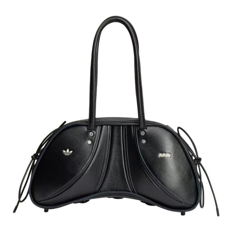 Adidas Originals Avavav Collaboration Cow Leather Handbag Regular Women's Black Adidas JM0357