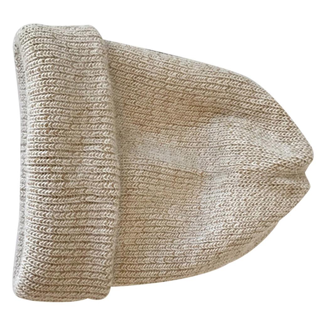 Winter Women Knitted Hat Warm Soft Beanie Cap Cycling Hiking Girls Beanie Hat хаки