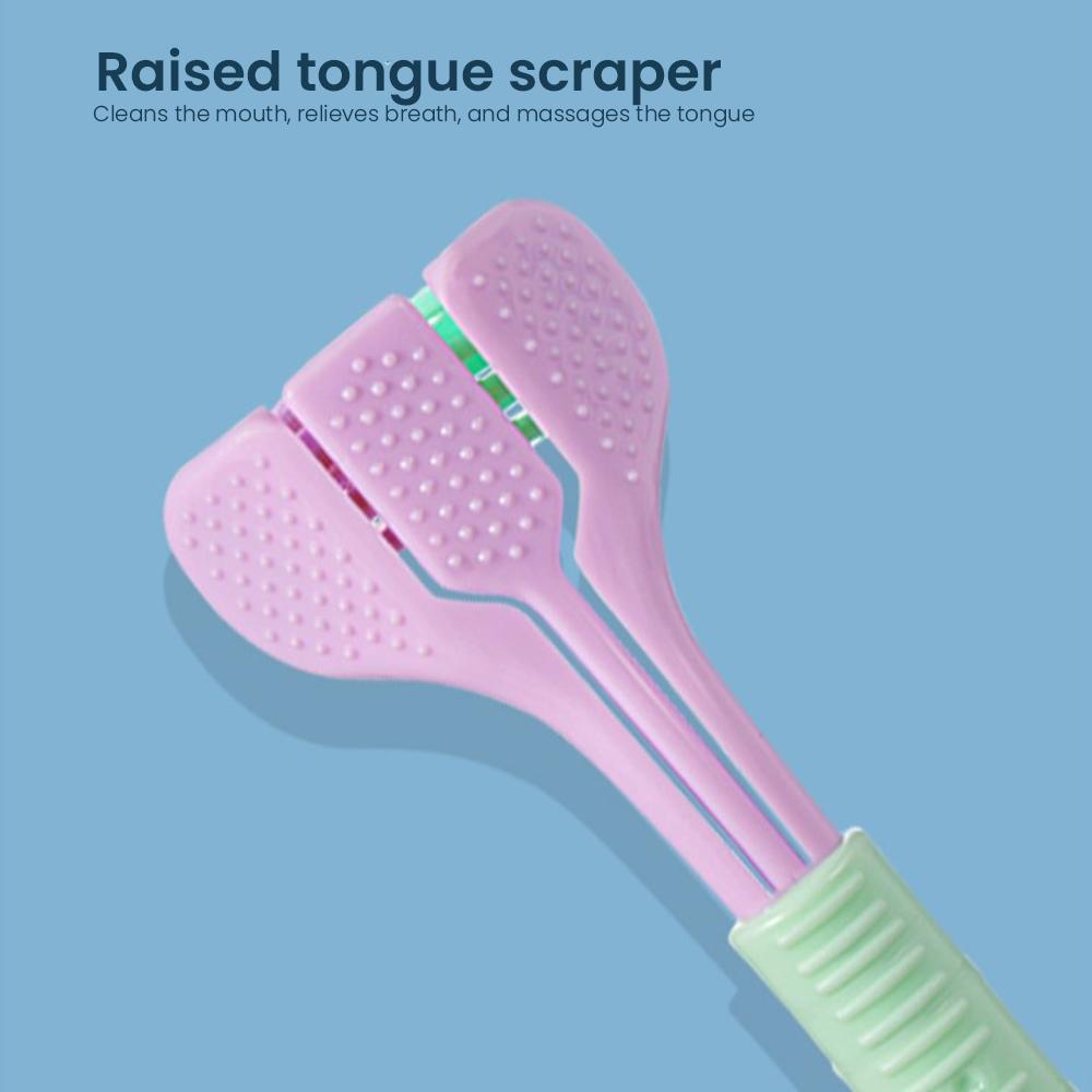 Household 3-Sided Toothbrush with Soft Bristles Comfortable Easy to Use Deep Cleaning Toothbrush for Adults Kids Boys Girls