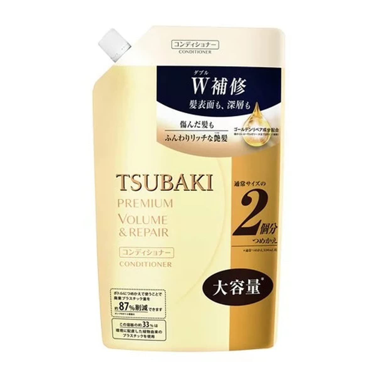 

Set of 3 TSUBAKI Premium Repair Shampoo Refills, 660ml