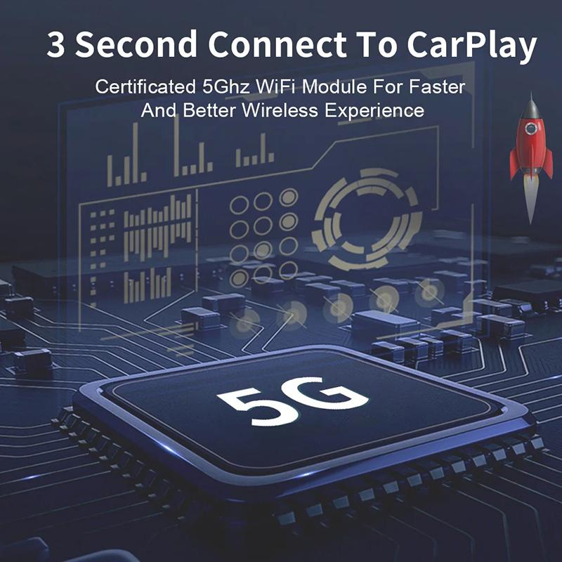 2 In 1 Tv Box Wired To Wireless CarPlay Android Auto Adapter Car Streaming Box Plug And Play Car Intelligent Syst Bluetooth5.0