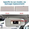 Makeup Mirror Cover Sun Visor Cover Dual Card Slots
