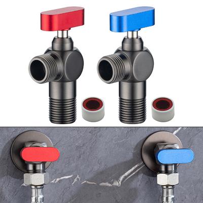 Vanne d'angle en laiton à haut débit pour chauffe-eau 1/2 pouce Sûre Facile à contrôler Vanne à bille pour chauffe-eau Robinet d'arrêt d'eau pour salle de bain