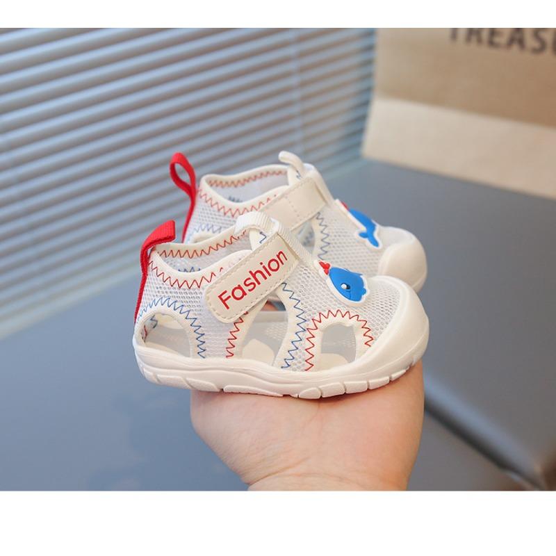 Summer Baby Sandals Soft Sole Non-slip Male Treasure 1-2 Years Old Female Bag Head Baby Shoes Breathable Infant Toddler Sandals