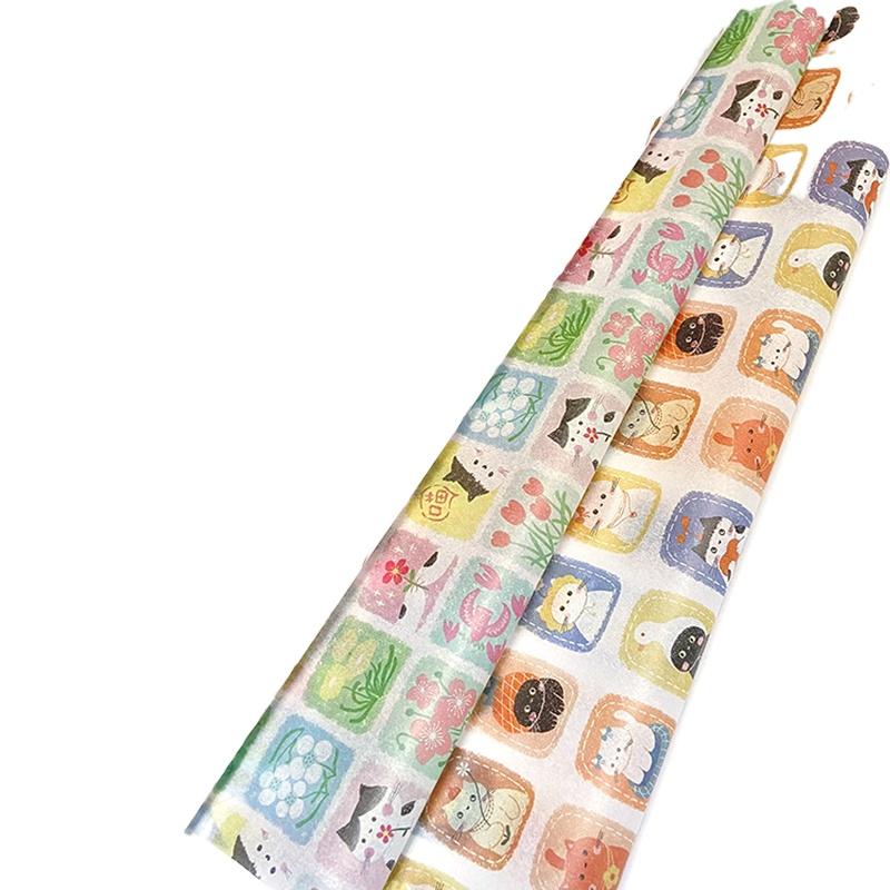 10 Sheets Floral Wrapping Paper Birthdays Kitten Pattern Elegant Floral Patterned Tissue Paper Wedding Multiple Options Available