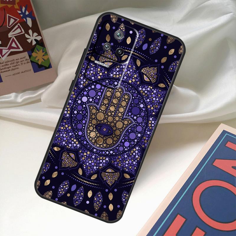 Hamsa Hand of Fatima Case For Xiaomi 17 14 15 Ultra 13T 14T 15T Pro POCO F8 Ultra F7 F5 F6 X3 X5 X6 X7 Pro Coque