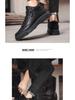 Men's Winter Velvet-Lined Leather Workwear Shoes - Retro Soft Bottom Low-Top Casual Martin Style