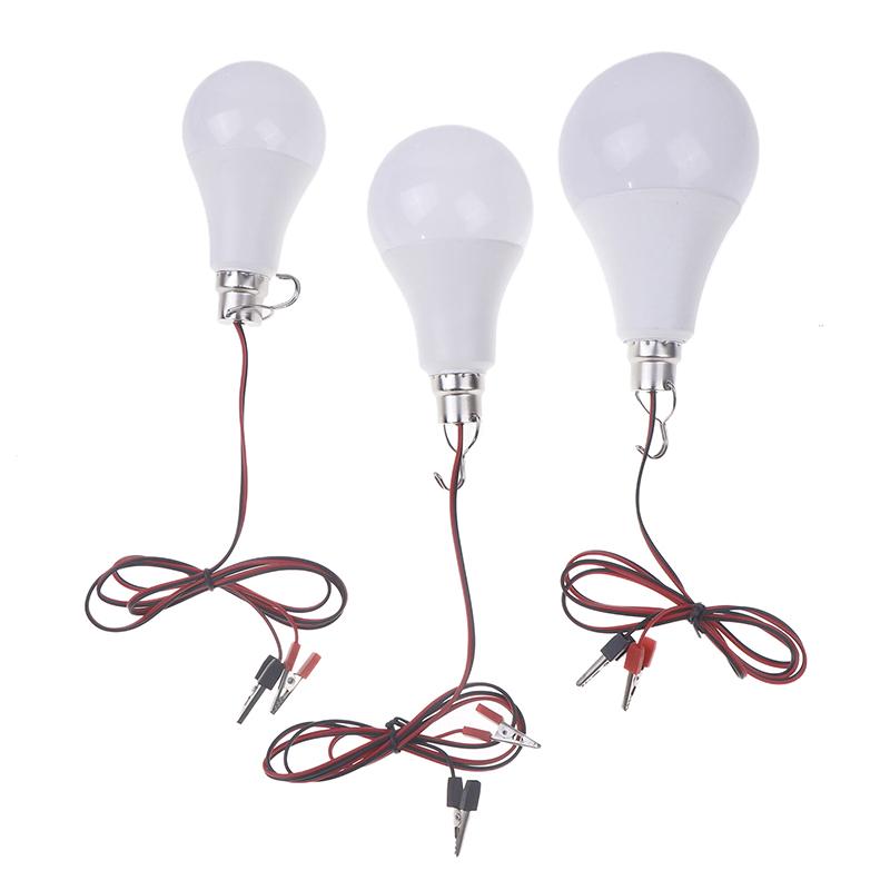 3W 6W 9W 12W 15W 18W Led Dc 12-85V Bulb With 1.2M Wire Screw-On Low-Voltage Battery Household Bright Lighting Bulb