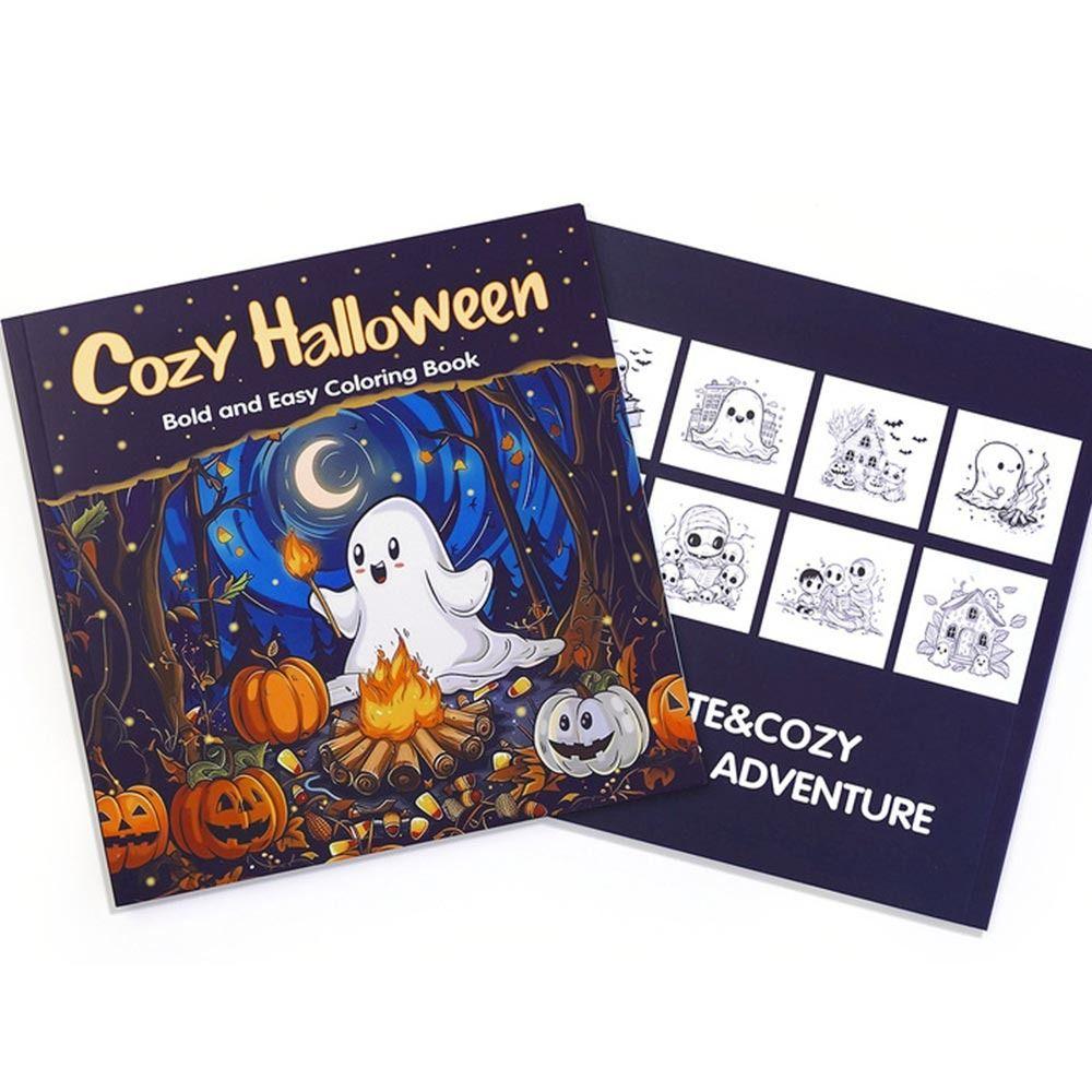 Educational Coloring Book Cartoon Doodles Book Creative Paperback  for Adults And Teens