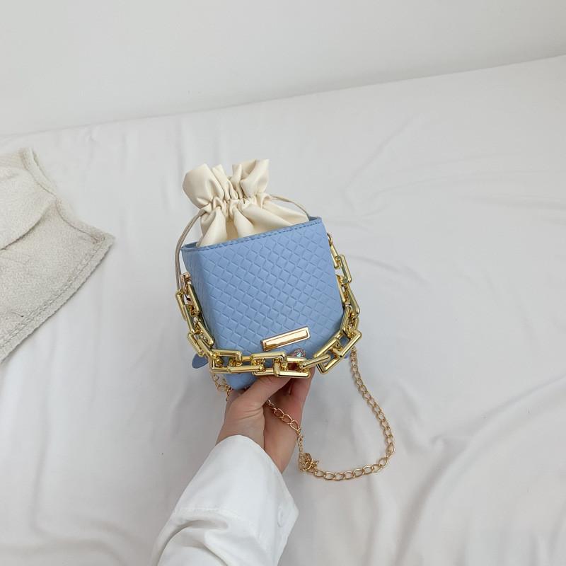 Stylish Urban Chic Mini Pu Bucket Bag For Women With Chain Strap Spring 2023