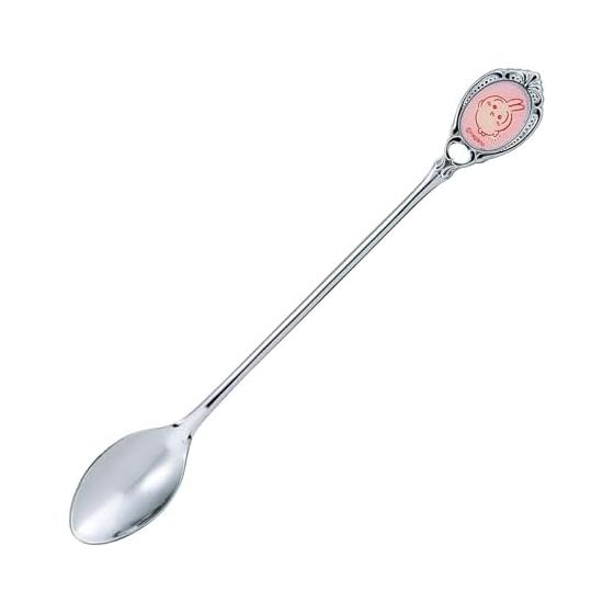 Chikawa Officially Licensed Soda Spoon Approx. 18cm Spoon Stainless Steel Fluffy (Rabbit) Pink CKW43-850