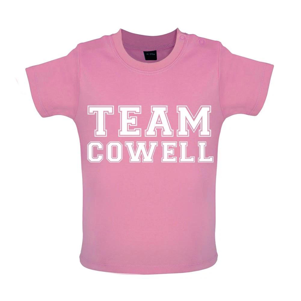 

Team Cowell - Baby Kids Boys Girls Unisex T-Shirt / Babygrow - Love BGT Simon Judge Talent Fan Britains 100